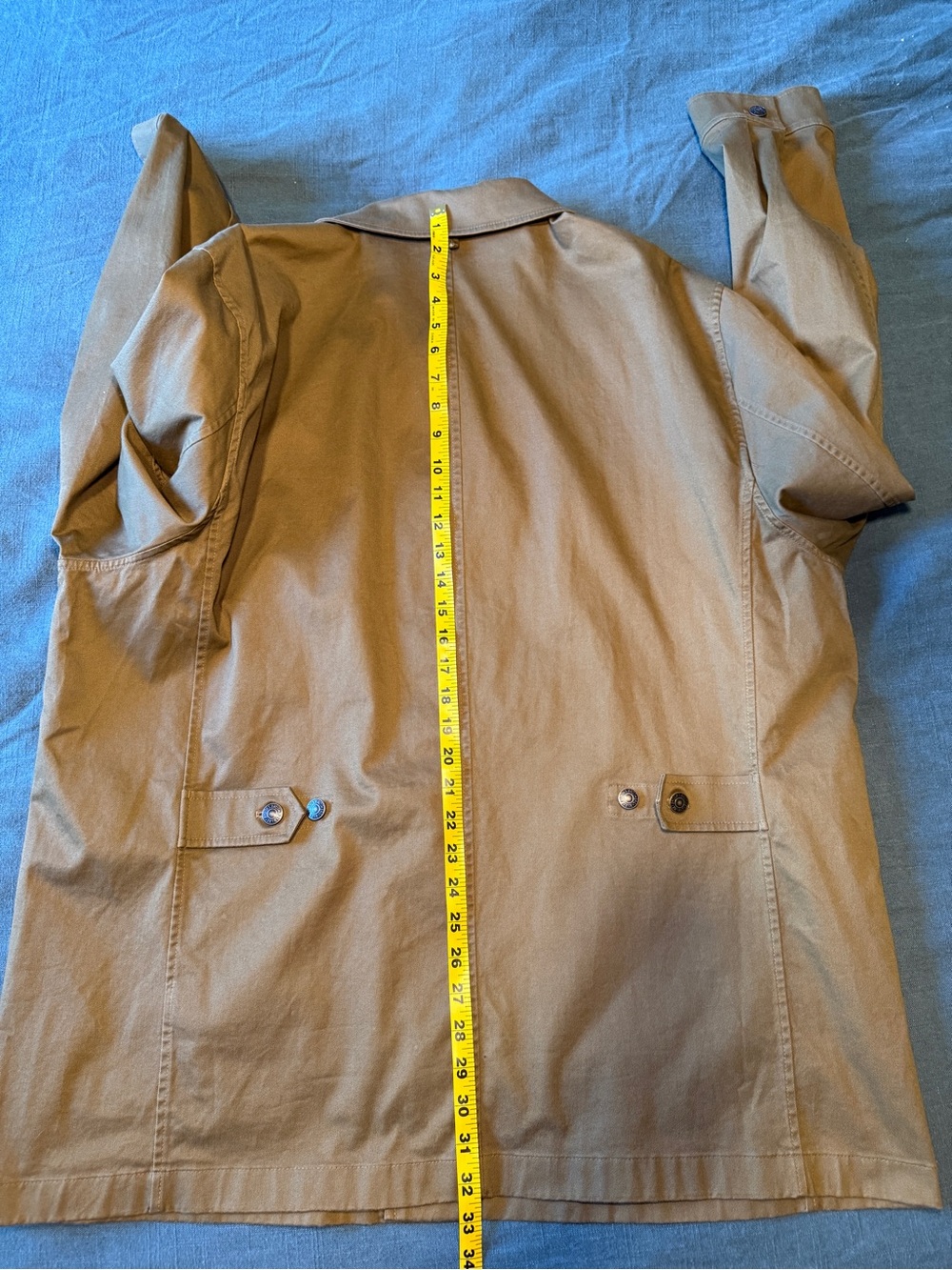 BROOKS BROTHERS - Dark Olive Cotton Twill Chore Coat in Men’s 2XL (NWT) - Picture 12 of 13